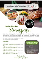 Steiraspeisn beim Stocker